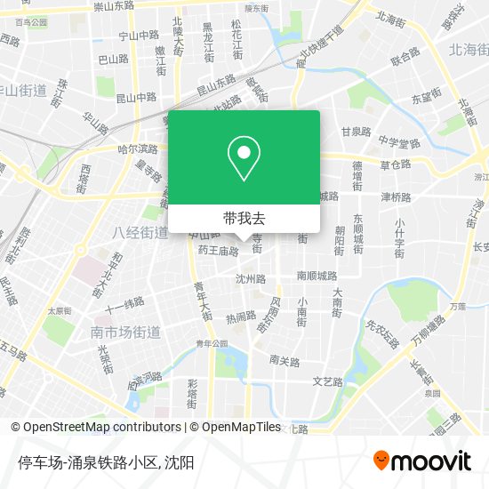 停车场-涌泉铁路小区地图