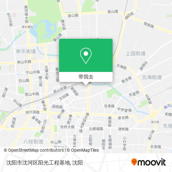 沈阳市沈河区阳光工程基地地图