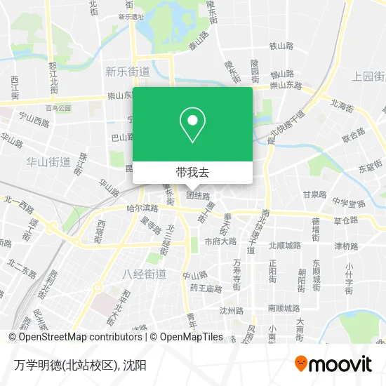 万学明德(北站校区)地图