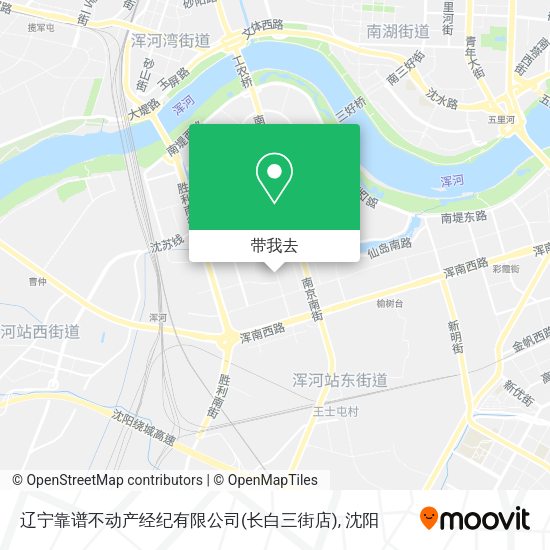 辽宁靠谱不动产经纪有限公司(长白三街店)地图