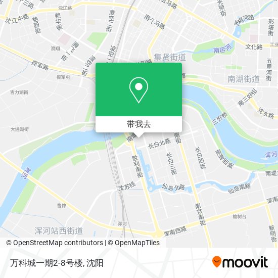 万科城一期2-8号楼地图