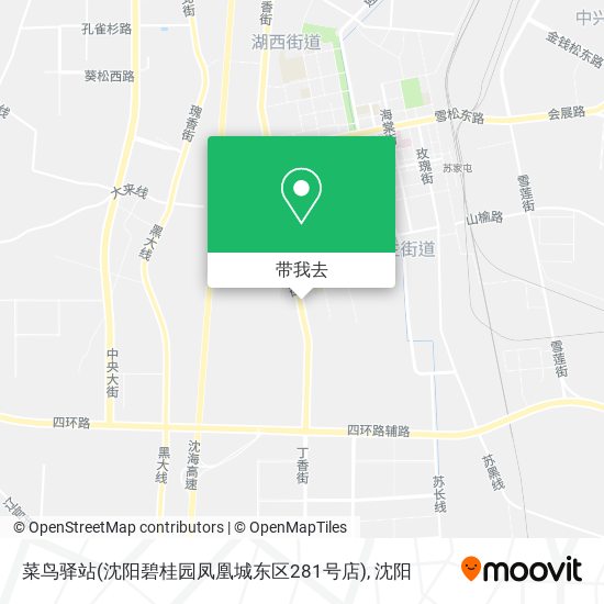 菜鸟驿站(沈阳碧桂园凤凰城东区281号店)地图