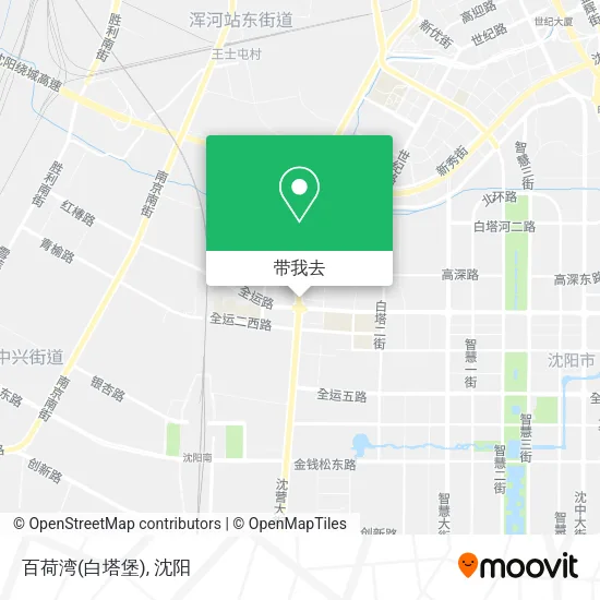 百荷湾(白塔堡)地图