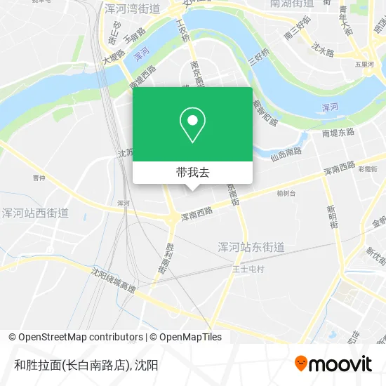 和胜拉面(长白南路店)地图