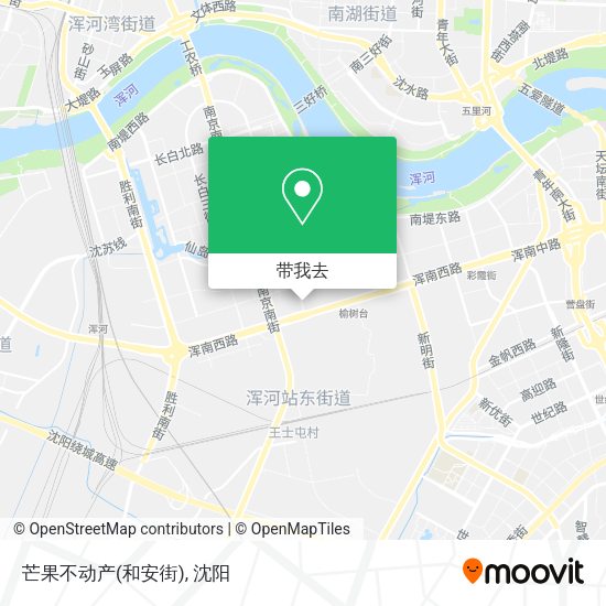 芒果不动产(和安街)地图