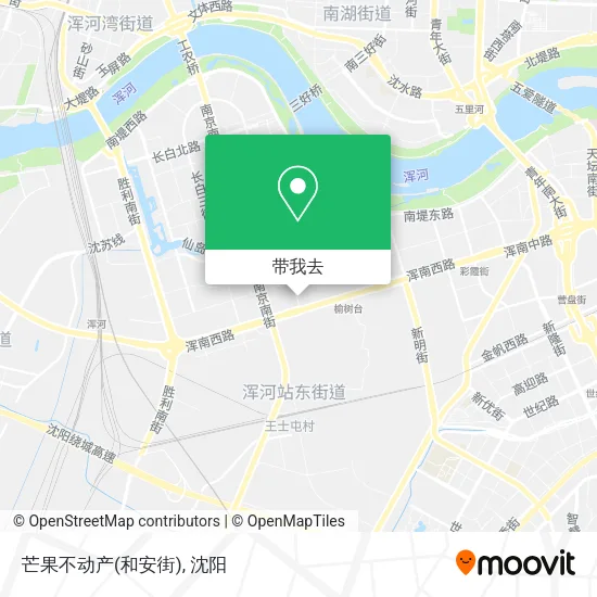 芒果不动产(和安街)地图
