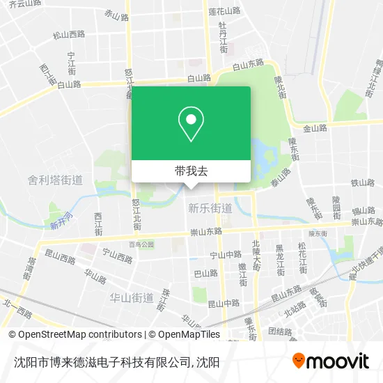 沈阳市博来德滋电子科技有限公司地图