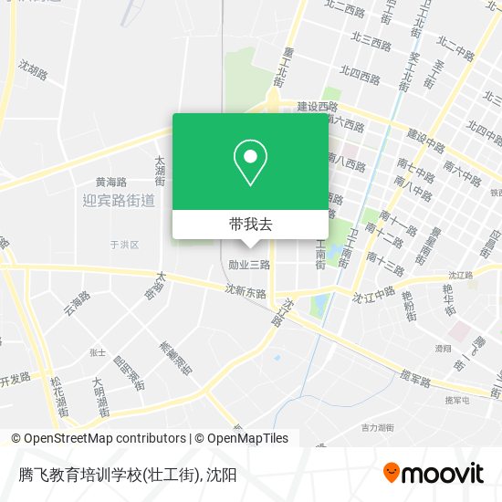 腾飞教育培训学校(壮工街)地图