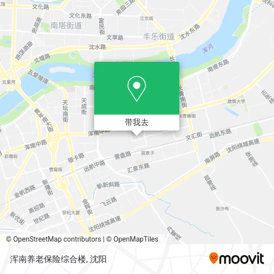 浑南养老保险综合楼地图