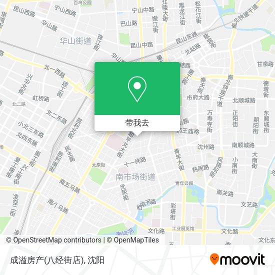 成溢房产(八经街店)地图