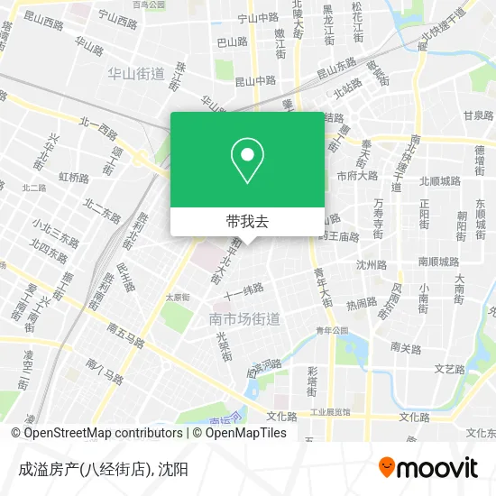 成溢房产(八经街店)地图