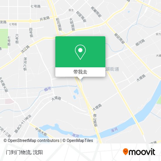 门到门物流地图