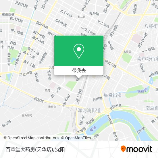百草堂大药房(天华店)地图