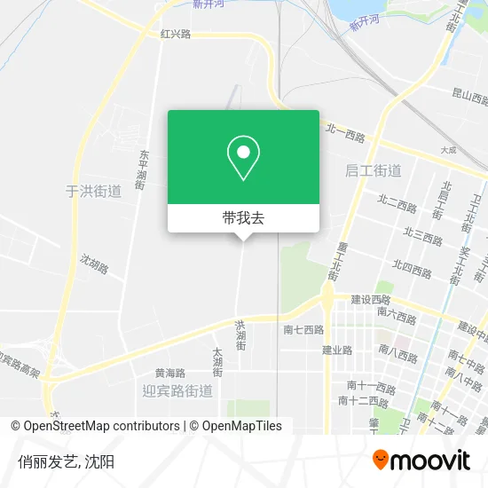 俏丽发艺地图