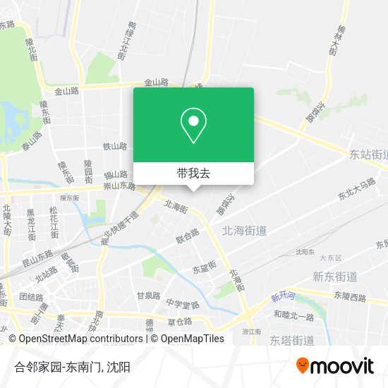 合邻家园-东南门地图