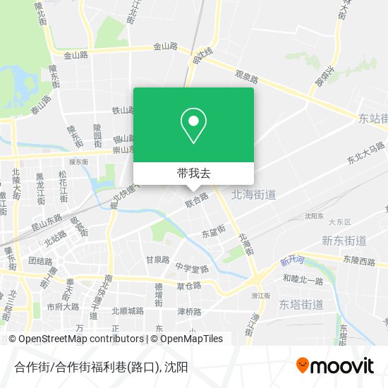 合作街/合作街福利巷(路口)地图