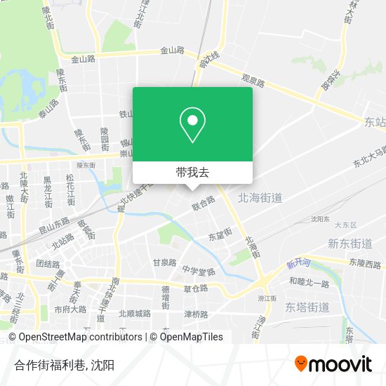 合作街福利巷地图