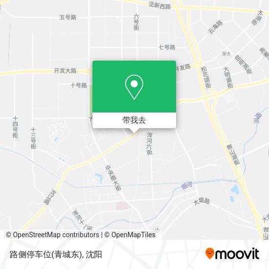 路侧停车位(青城东)地图