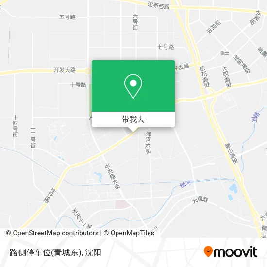 路侧停车位(青城东)地图
