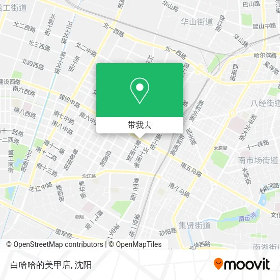白哈哈的美甲店地图