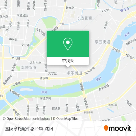 嘉陵摩托配件总经销地图