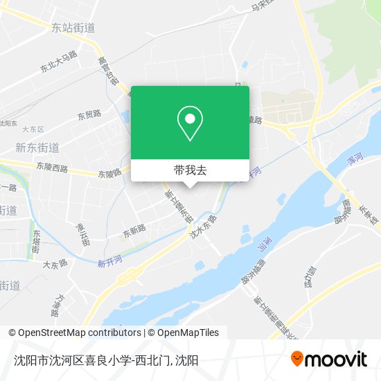 沈阳市沈河区喜良小学-西北门地图