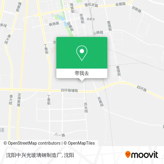 沈阳中兴光玻璃钢制造厂地图