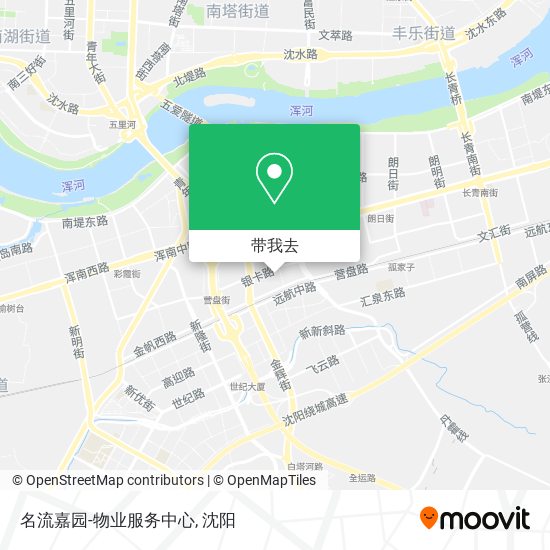 名流嘉园-物业服务中心地图
