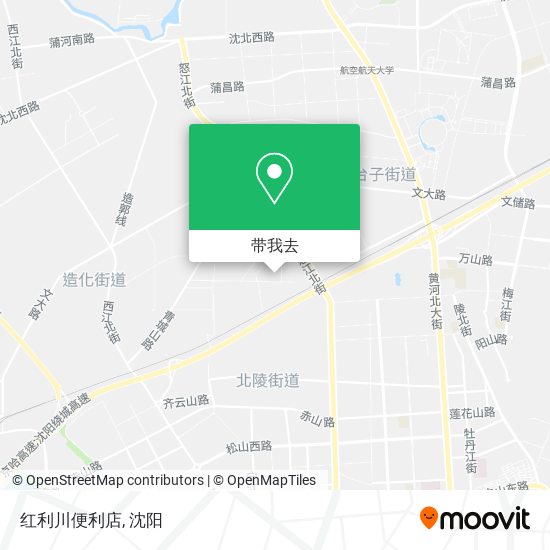 红利川便利店地图