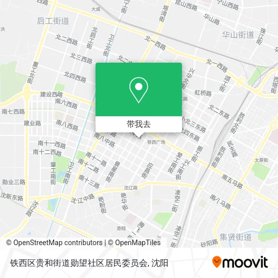 铁西区贵和街道勋望社区居民委员会地图