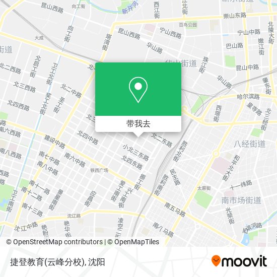 捷登教育(云峰分校)地图