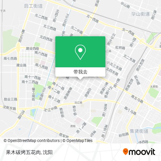 果木碳烤五花肉地图
