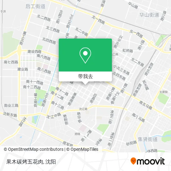 果木碳烤五花肉地图