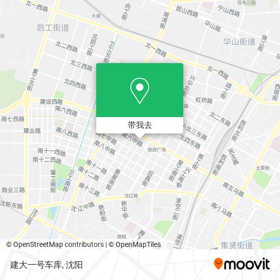 建大一号车库地图