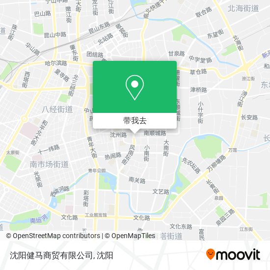 沈阳健马商贸有限公司地图