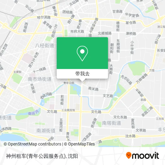 神州租车(青年公园服务点)地图