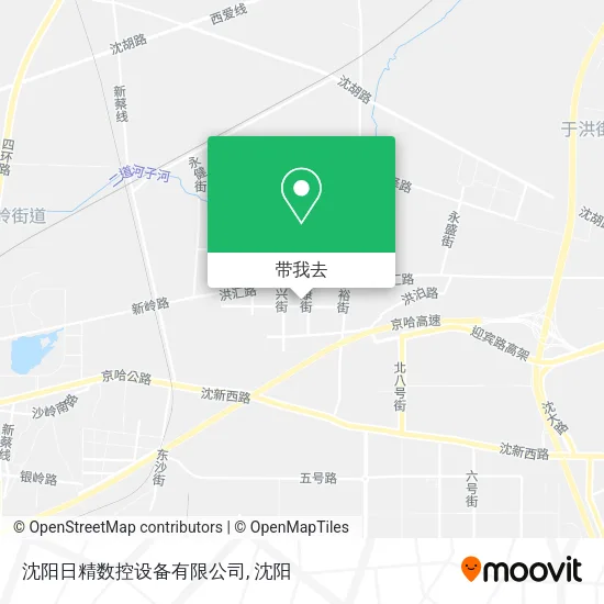 沈阳日精数控设备有限公司地图