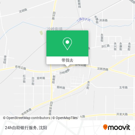 24h自助银行服务地图