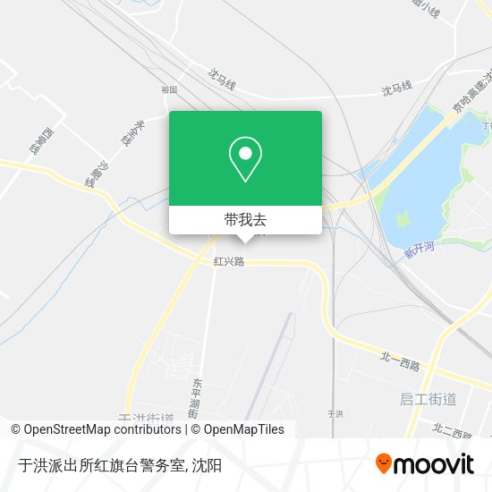 于洪派出所红旗台警务室地图