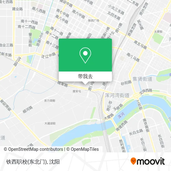 铁西职校(东北门)地图
