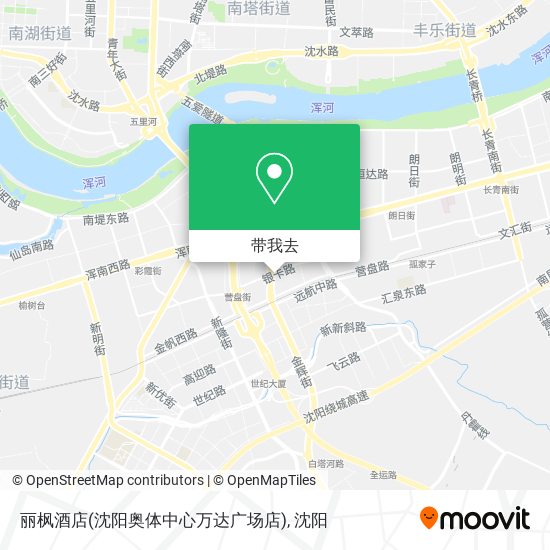 丽枫酒店(沈阳奥体中心万达广场店)地图