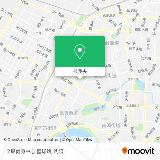 全民健身中心 壁球馆地图
