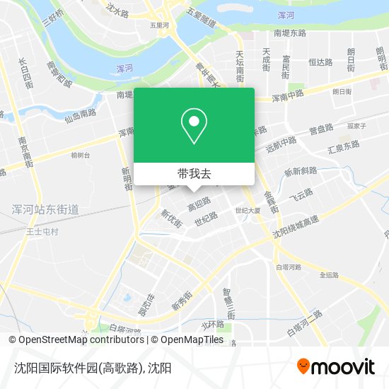 沈阳国际软件园(高歌路)地图