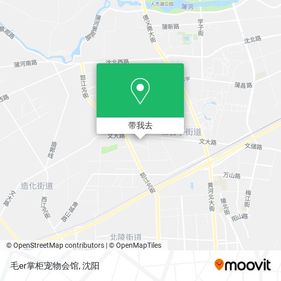毛er掌柜宠物会馆地图