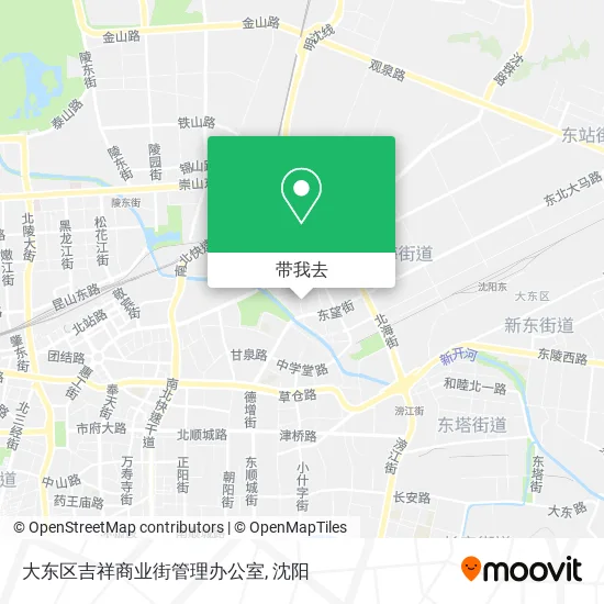 大东区吉祥商业街管理办公室地图