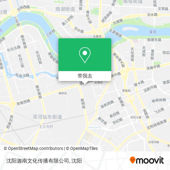 沈阳迦南文化传播有限公司地图