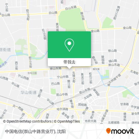 中国电信(崇山中路营业厅)地图