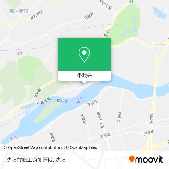 沈阳市职工康复医院地图