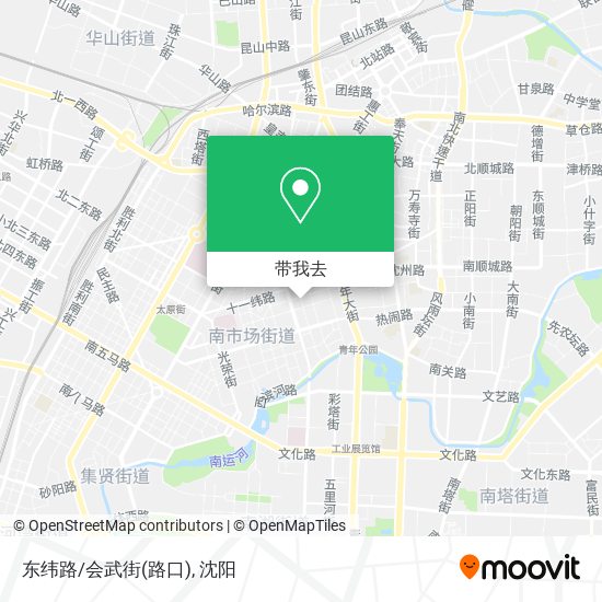 东纬路/会武街(路口)地图