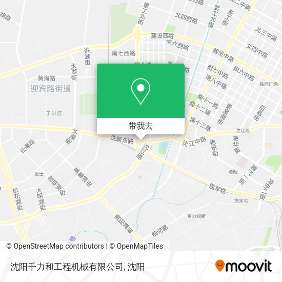 沈阳千力和工程机械有限公司地图